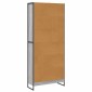 vidaXL Βιβλιοθήκη 80 x 30 x 189,5 εκ Επεξεργασμένο Ξύλο Γκρίζο Σονομα