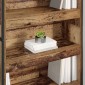 vidaXL Βιβλιοθήκη 80 x 30 x 189,5 εκ Επεξεργασμένο Ξύλο Παλιό Ξύλο