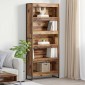vidaXL Βιβλιοθήκη 80 x 30 x 189,5 εκ Επεξεργασμένο Ξύλο Παλιό Ξύλο