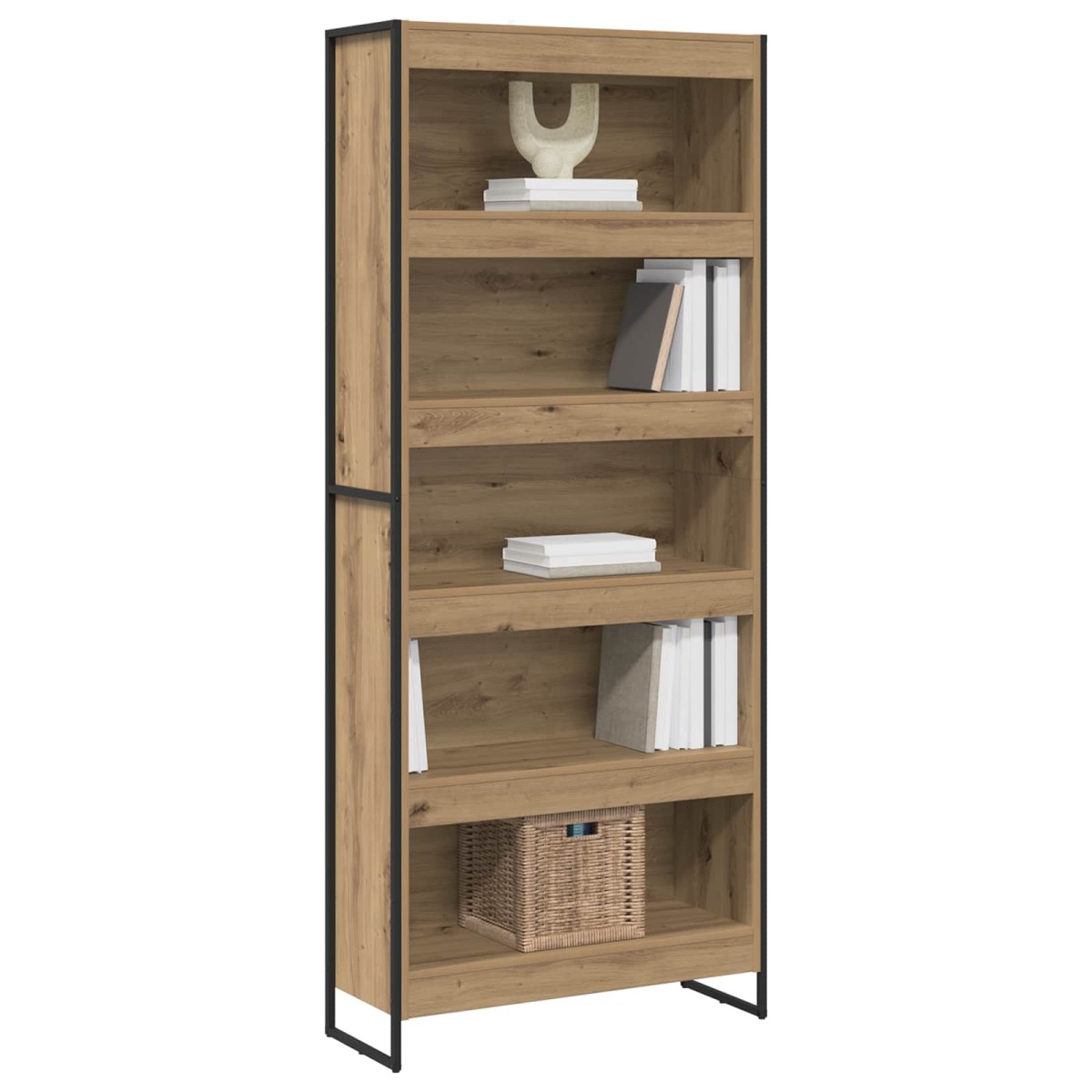vidaXL Βιβλιοθήκη 80 x 30 x 189,5 εκ Επεξεργασμένο Ξύλο