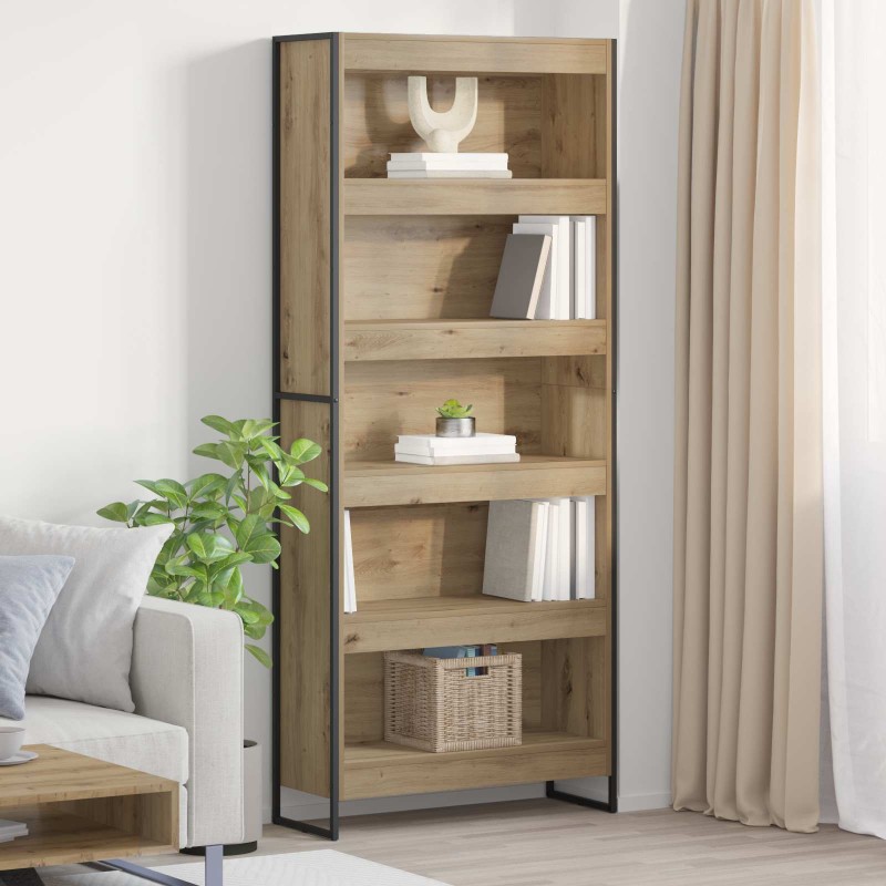 vidaXL Βιβλιοθήκη 80 x 30 x 189,5 εκ Επεξεργασμένο Ξύλο