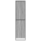 vidaXL Ντουλάπα Γκρίζο Σονομα 50 x 50 x 200 cm Επεξεργασμένο Ξύλο