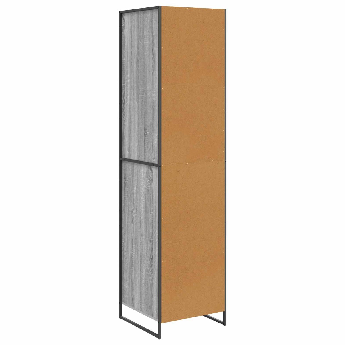 vidaXL Ντουλάπα Γκρίζο Σονομα 50 x 50 x 200 cm Επεξεργασμένο Ξύλο