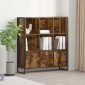vidaXL Βιβλιοθήκη 99,5 x 30 x 108 εκ. Επεξεργασμένο Ξύλο Καπνιστό Δρύς