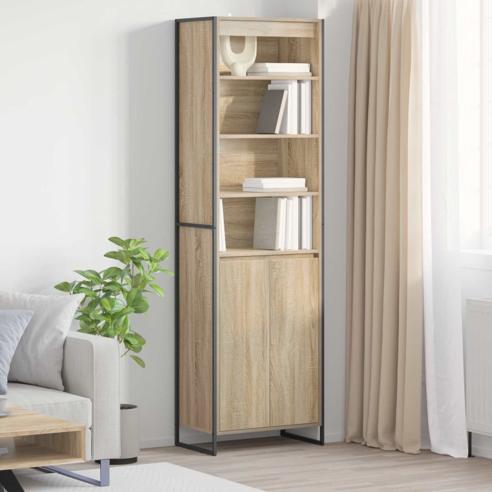 vidaXL Ψηλά Ντουλάπια Σονόμα 60 x 36 x 200 εκ. Επεξεργασμένο Ξύλο
