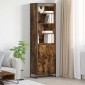 vidaXL Ψηλά Ντουλάπια Καπνιστό Δρύς 60 x 36 x 200 εκ.