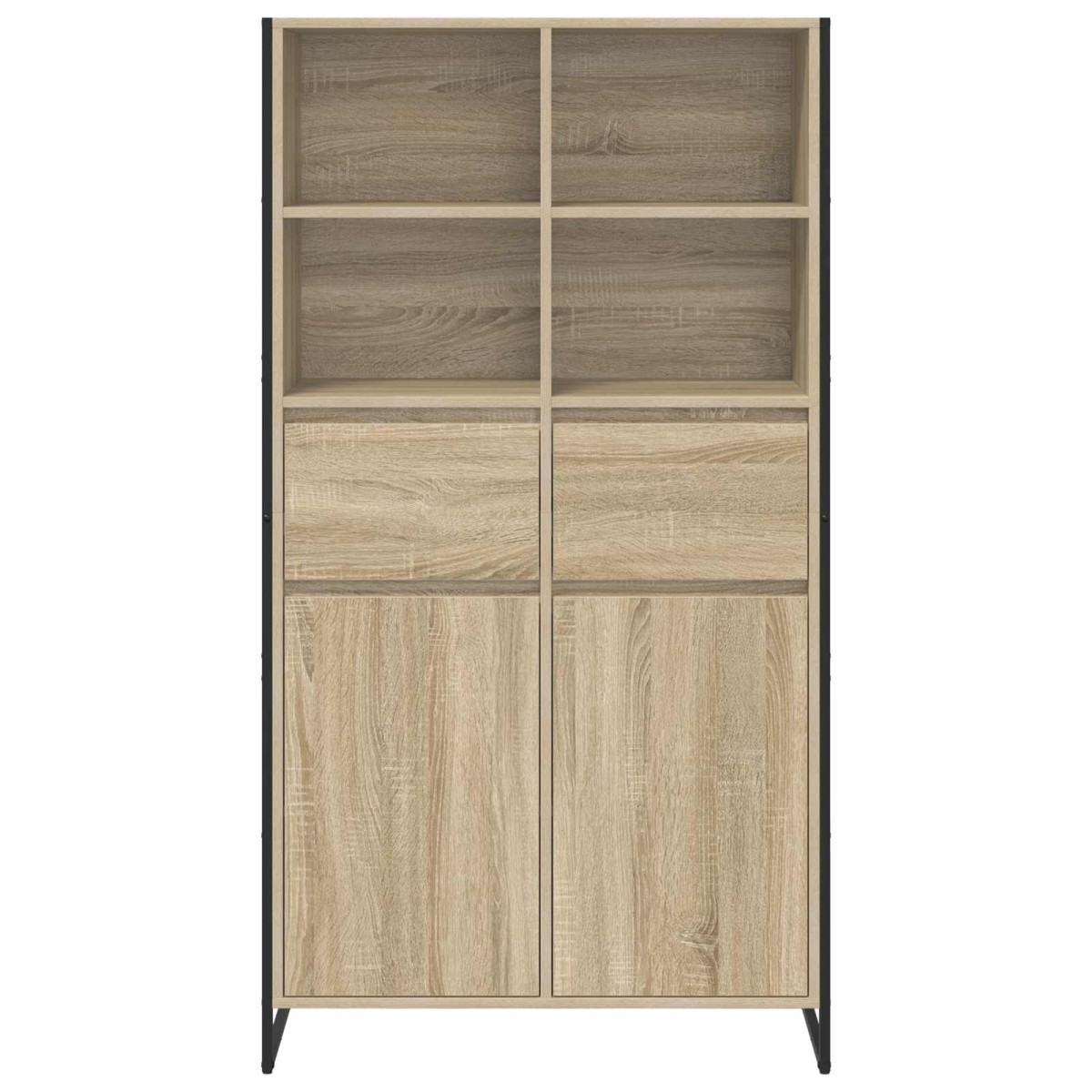 vidaXL Πλαϊνό γραφείο Σονόμα 81 x 36 x 150.5 εκ. Επεξεργασμένο Ξύλο