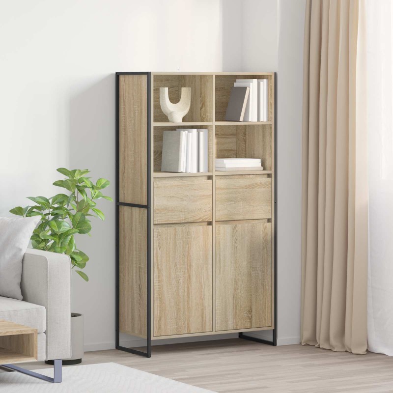 vidaXL Πλαϊνό γραφείο Σονόμα 81 x 36 x 150.5 εκ. Επεξεργασμένο Ξύλο