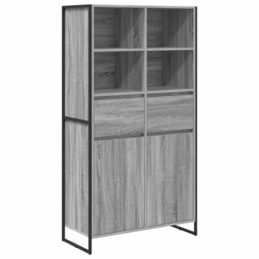 vidaXL Πλαϊνό γραφείο Γκρίζο Σονομα 81 x 36 x 150.5 εκ.