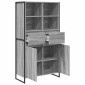 vidaXL Πλαϊνό γραφείο Γκρίζο Σονομα 81 x 36 x 150.5 εκ.