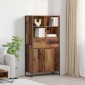 vidaXL Πλαϊνό γραφείο Παλιό Ξύλο 81 x 36 x 150.5 εκ.