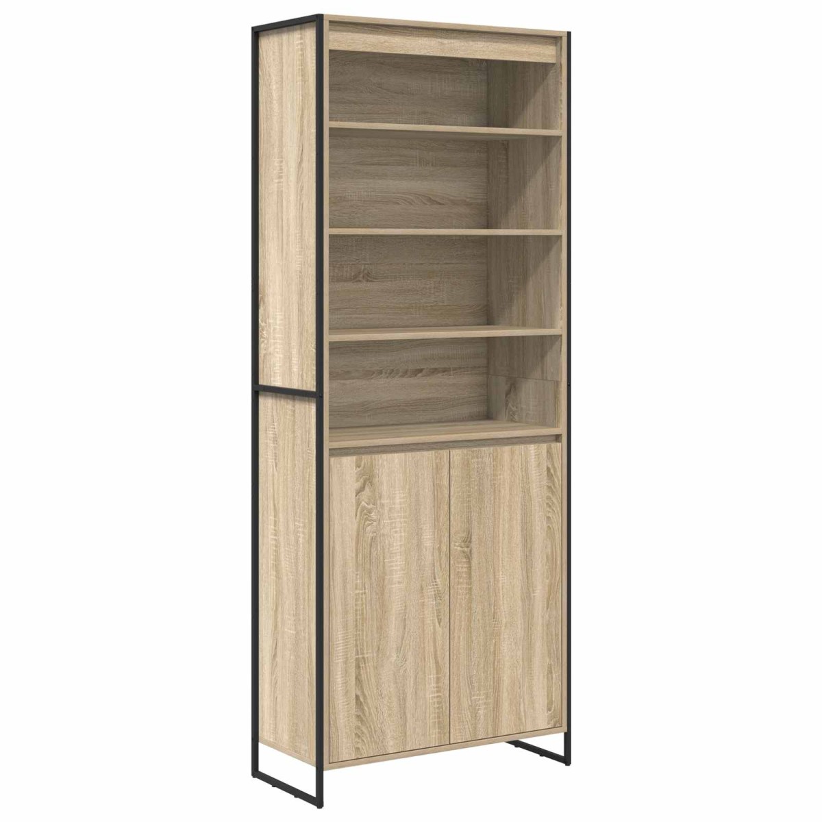vidaXL Ψηλά Ντουλάπια Σονόμα 79 x 36 x 200 εκ. Επεξεργασμένο Ξύλο