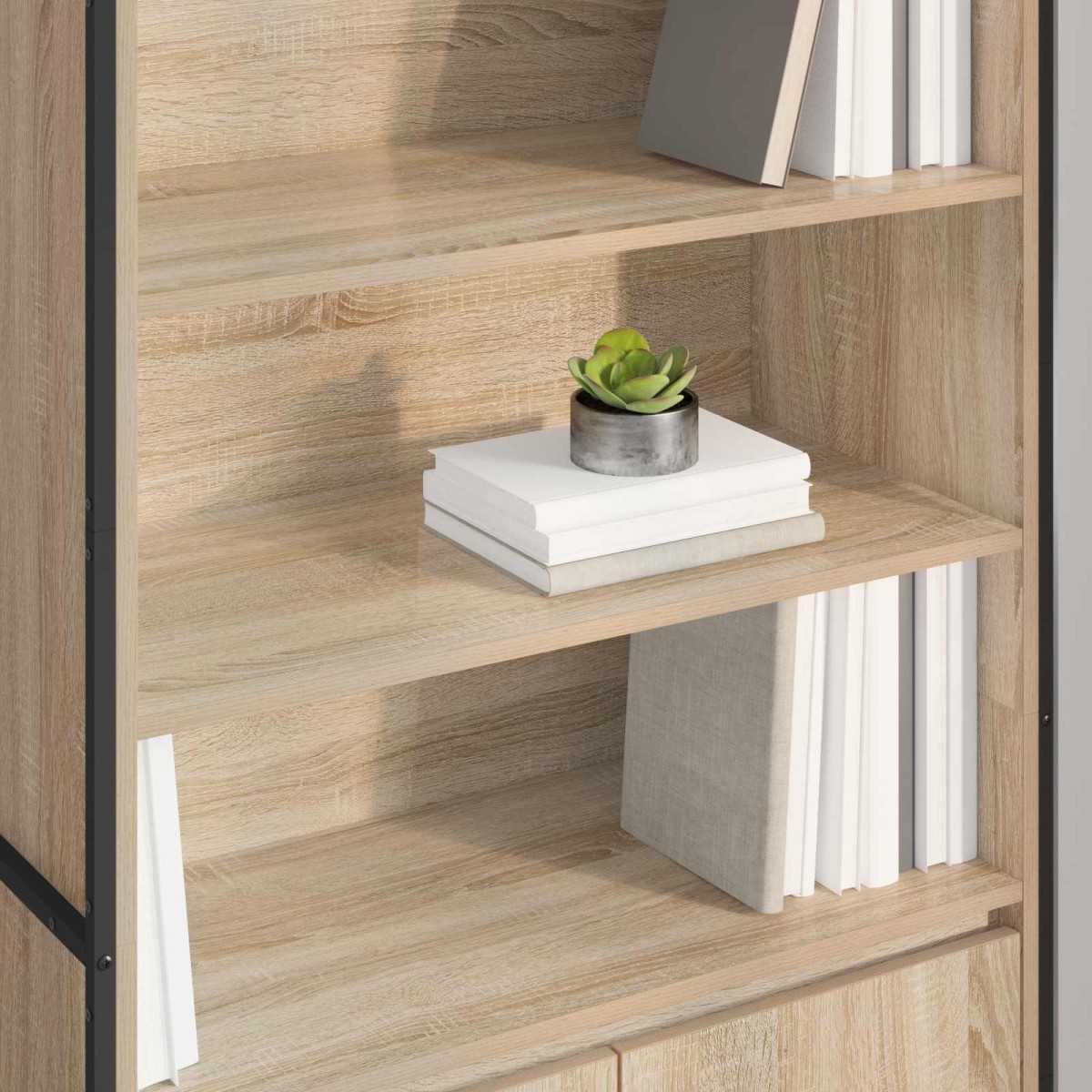 vidaXL Ψηλά Ντουλάπια Σονόμα 79 x 36 x 200 εκ. Επεξεργασμένο Ξύλο