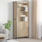 vidaXL Ψηλά Ντουλάπια Σονόμα 79 x 36 x 200 εκ. Επεξεργασμένο Ξύλο