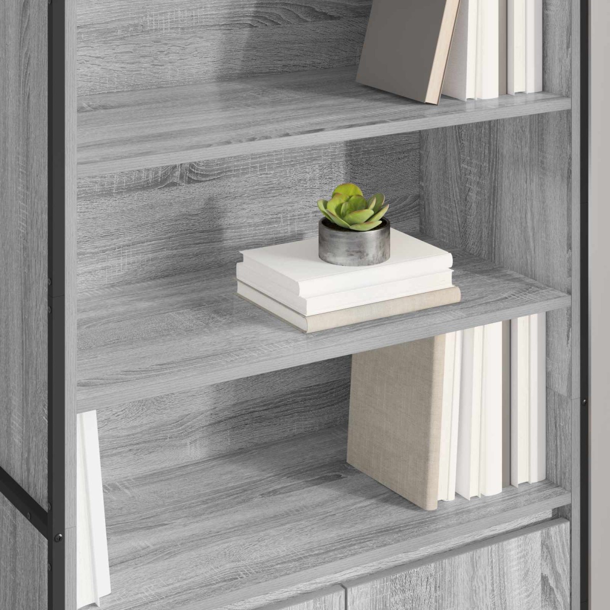 vidaXL Ψηλά Ντουλάπια Γκρίζο Σονομα 79 x 36 x 200 εκ.