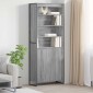 vidaXL Ψηλά Ντουλάπια Γκρίζο Σονομα 79 x 36 x 200 εκ.