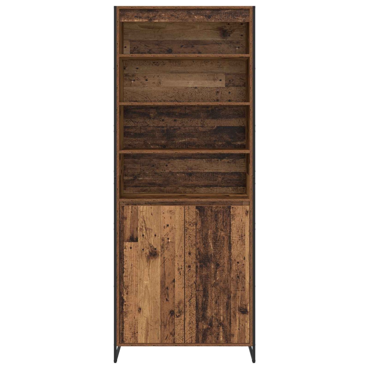 vidaXL Ψηλά Ντουλάπια Παλιό Ξύλο 79 x 36 x 200 εκ. Επεξεργασμένο Ξύλο