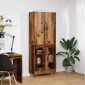 vidaXL Highboard 2 τμχ. Παλιό ξύλο 69,5 x 34 x 180 εκ.