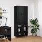 vidaXL Highboard 2 τμχ. Μαύρη Οξυά 69,5 x 34 x 180 εκ.