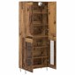 vidaXL Highboard Παλιό Ξύλο 69,5 x 34 x 180 εκ. Επεξεργασμένο Ξύλο