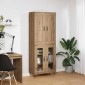 vidaXL Highboard Artisan Oak 69,5 x 34 x 180 εκ. Επεξεργασμένο Ξύλο