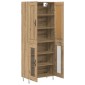 vidaXL Highboard Artisan Oak 69,5 x 34 x 180 εκ. Επεξεργασμένο Ξύλο