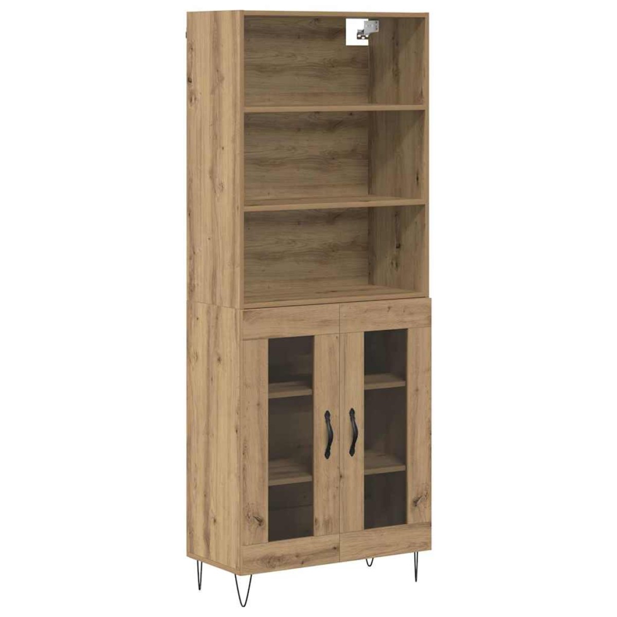 vidaXL Highboard 2 τμχ. Artisan Oak 69,5 x 34 x 180 εκ.