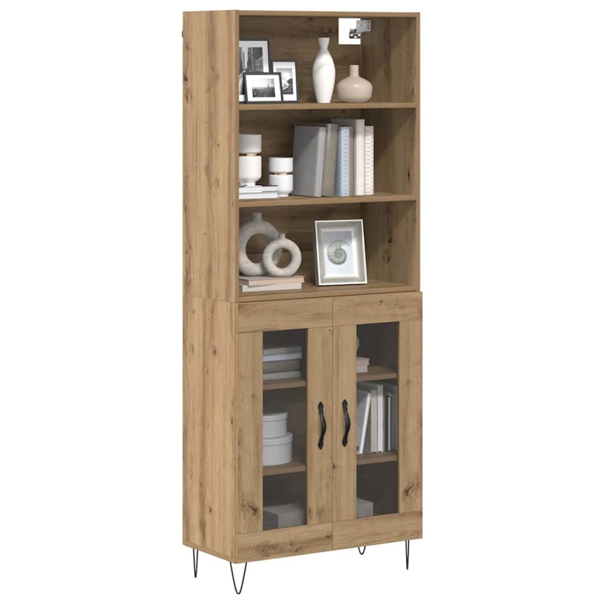 vidaXL Highboard 2 τμχ. Artisan Oak 69,5 x 34 x 180 εκ.