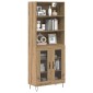 vidaXL Highboard 2 τμχ. Artisan Oak 69,5 x 34 x 180 εκ.