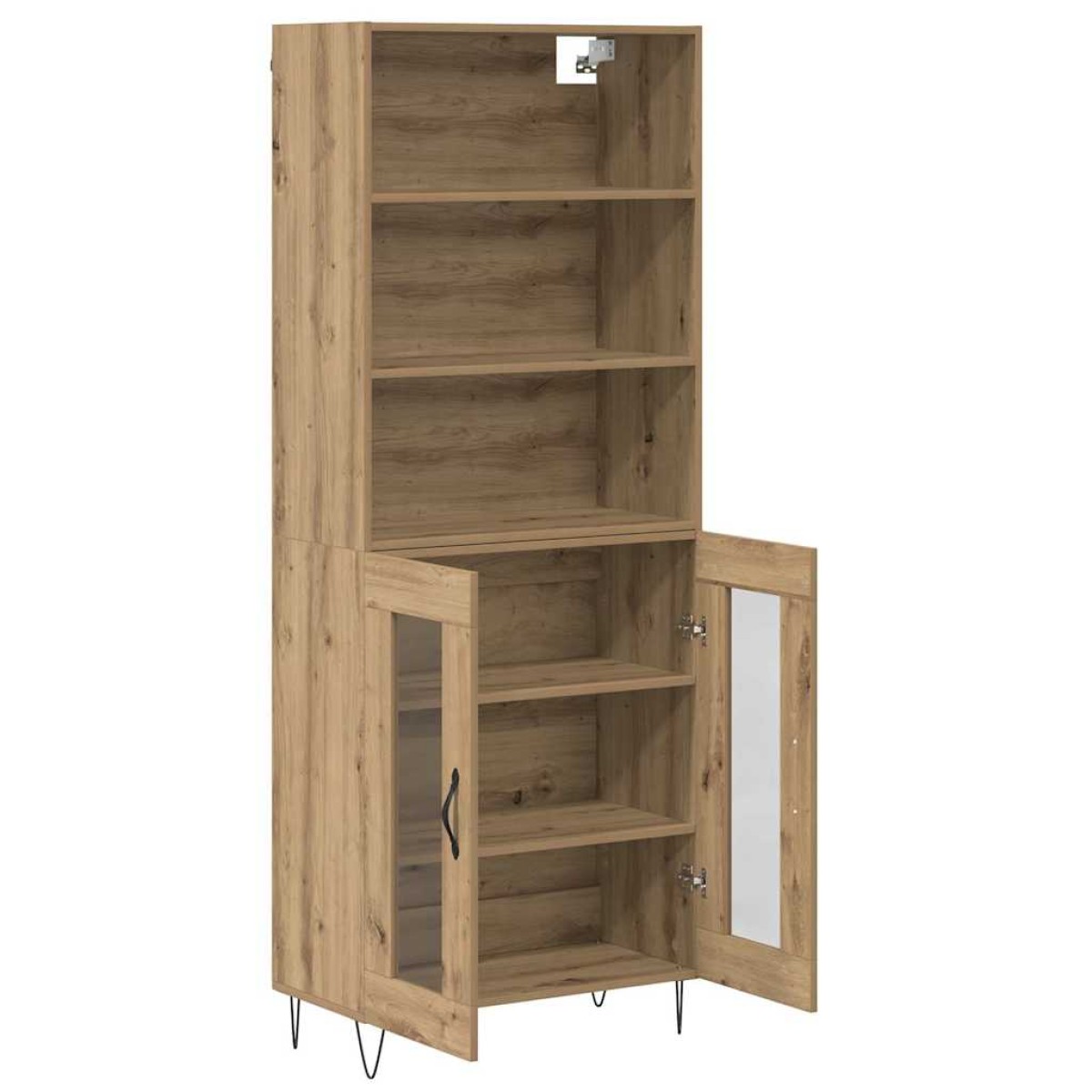 vidaXL Highboard 2 τμχ. Artisan Oak 69,5 x 34 x 180 εκ.
