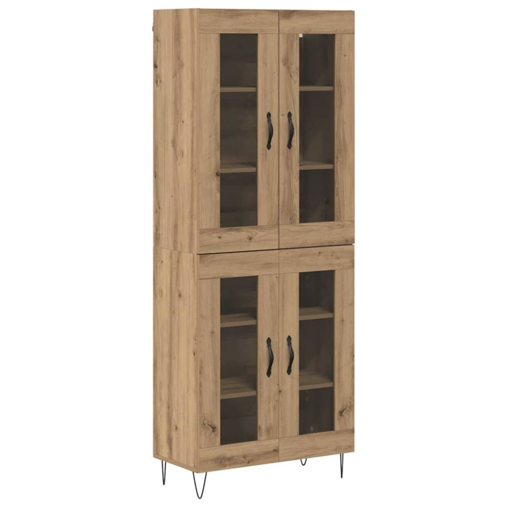 vidaXL Highboard Artisan Oak 69,5 x 34 x 90 εκ. Επεξεργασμένο Ξύλο
