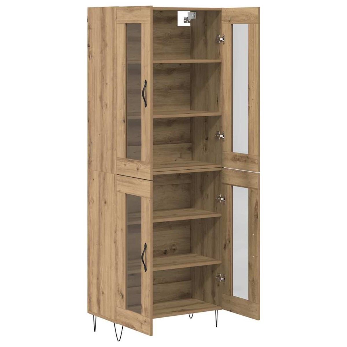 vidaXL Highboard Artisan Oak 69,5 x 34 x 90 εκ. Επεξεργασμένο Ξύλο
