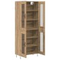 vidaXL Highboard Artisan Oak 69,5 x 34 x 90 εκ. Επεξεργασμένο Ξύλο