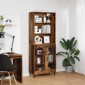 vidaXL Highboard 2 τμχ. Παλιό Ξύλο 69,5 x 32,5 x 180 εκ