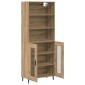 vidaXL Highboard 2 τμχ. Artisan Oak 69,5 x 32,5 x 180 εκ