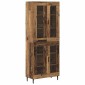 vidaXL Highboard 2 τμχ. Παλιό ξύλο 69,5 x 34 x 180 εκ.