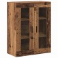 vidaXL Highboard 2 τμχ. Παλιό ξύλο 69,5 x 34 x 180 εκ.
