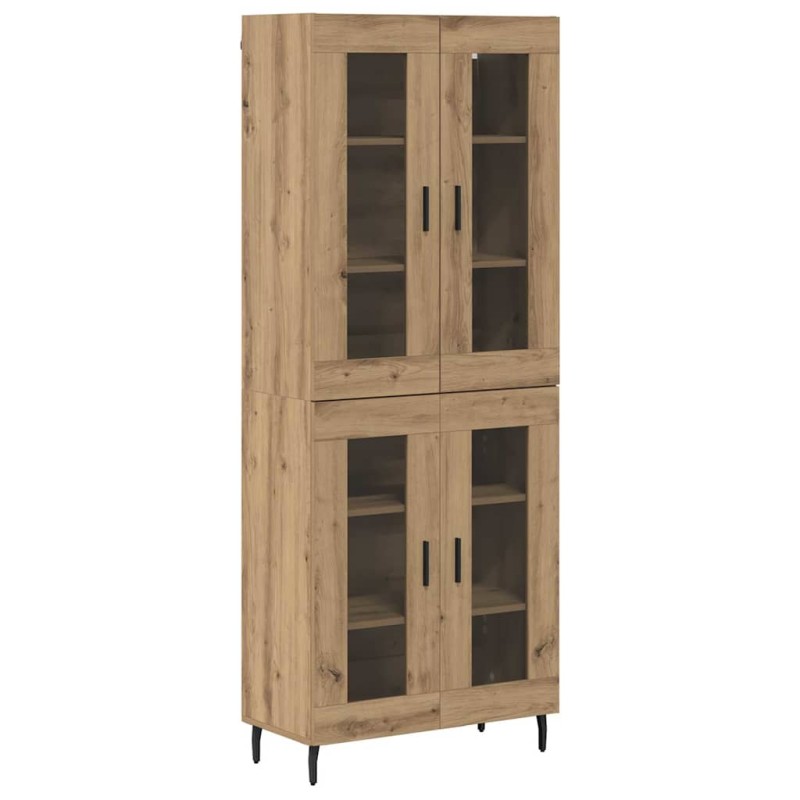 vidaXL Highboard 2 τμχ. Artisan Oak 69,5 x 34 x 180 εκ.