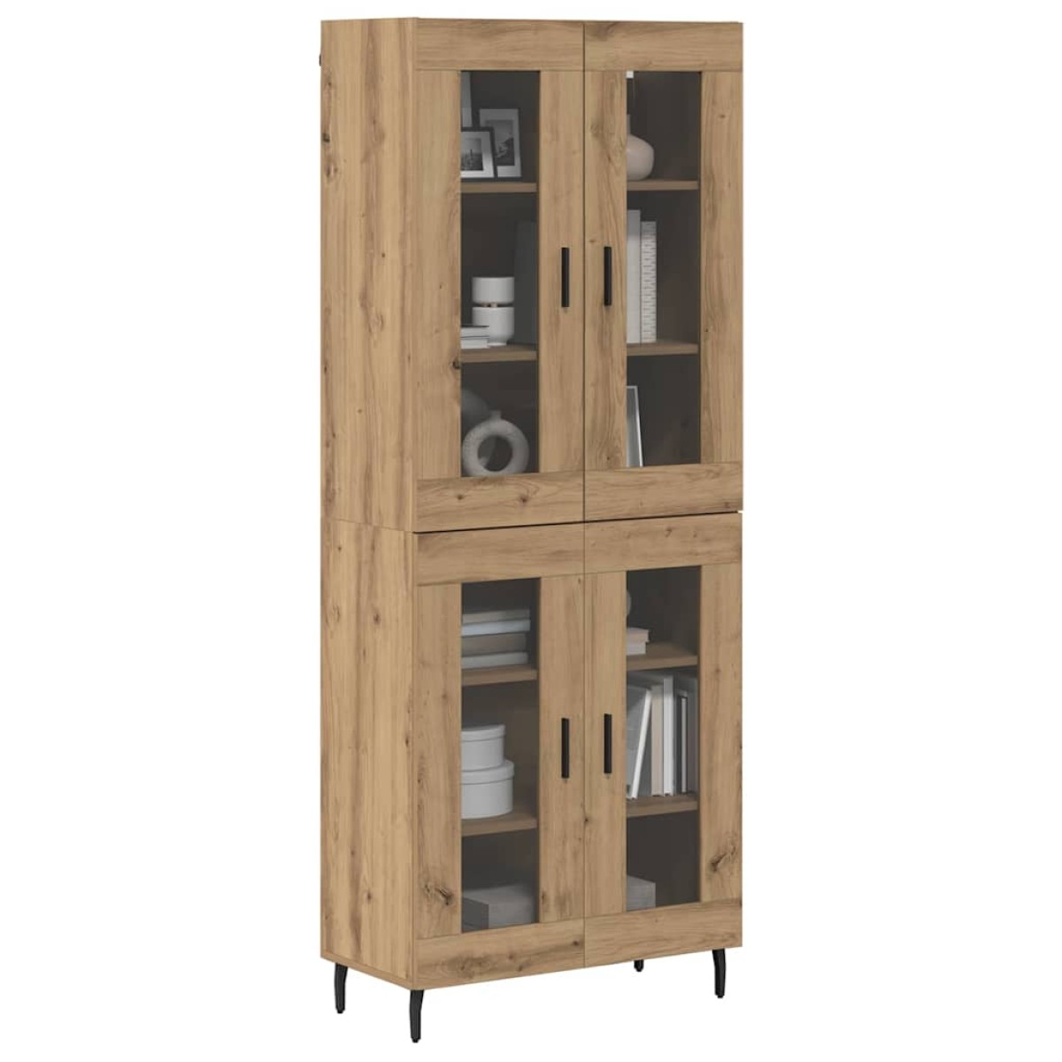 vidaXL Highboard 2 τμχ. Artisan Oak 69,5 x 34 x 180 εκ.