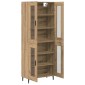 vidaXL Highboard 2 τμχ. Artisan Oak 69,5 x 34 x 180 εκ.