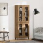vidaXL Highboard 2 τμχ. Artisan Oak 69,5 x 34 x 180 εκ.