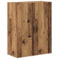 vidaXL Highboard Παλαιό ξύλο 69,5 x 34 x 180 εκ. Επεξεργασμένο ξύλο