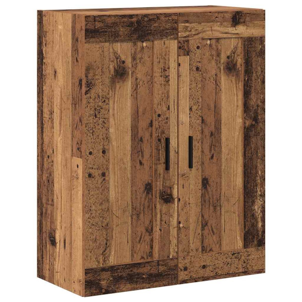 vidaXL Highboard 2 τμχ. Παλιό ξύλο 69,5 x 34 x 180 εκ.