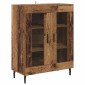 vidaXL Highboard 2 τμχ. Παλιό ξύλο 69,5 x 34 x 180 εκ.