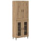 vidaXL Highboard 2 τμχ. Artisan Oak 69,5 x 34 x 180 εκ.