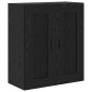 vidaXL Highboard 2 τμχ. Μαύρη Οξυά 69,5 x 34 x 180 εκ.