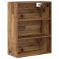 vidaXL Highboard 2 τμχ. Παλιό ξύλο 69,5 x 34 x 180 εκ.