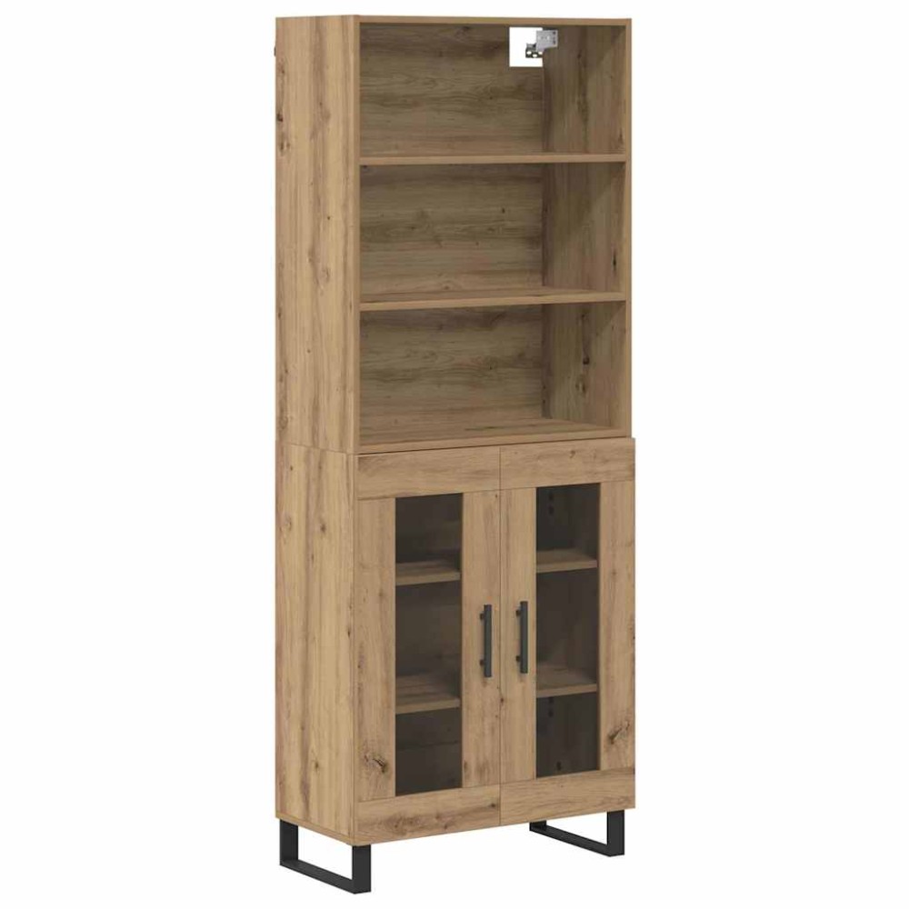 vidaXL Highboard 2 τμχ. Artisan Oak 69,5 x 34 x 180 εκ.