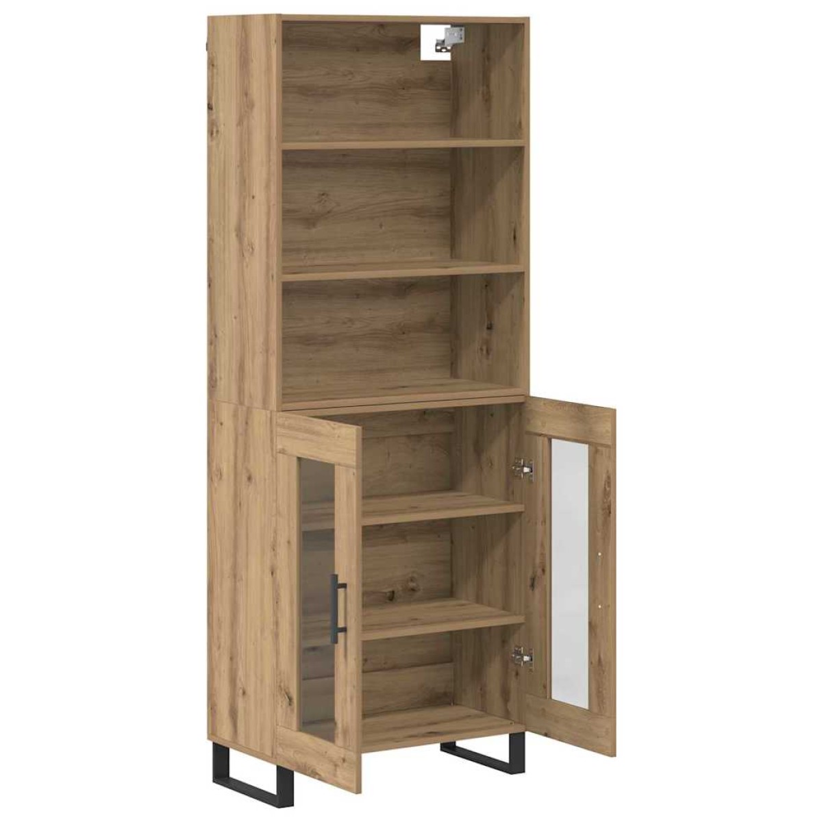 vidaXL Highboard 2 τμχ. Artisan Oak 69,5 x 34 x 180 εκ.