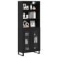 vidaXL Highboard 2 τμχ. Μαύρη Οξυά 69,5 x 34 x 180 εκ.